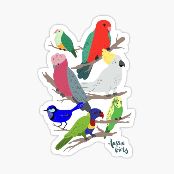 Aussie Birbs Sticker