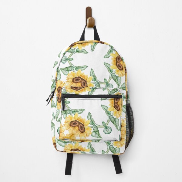 Item preview, Sunflower floral seamless pattern in yellow designed and sold by HappyVibesAlert.