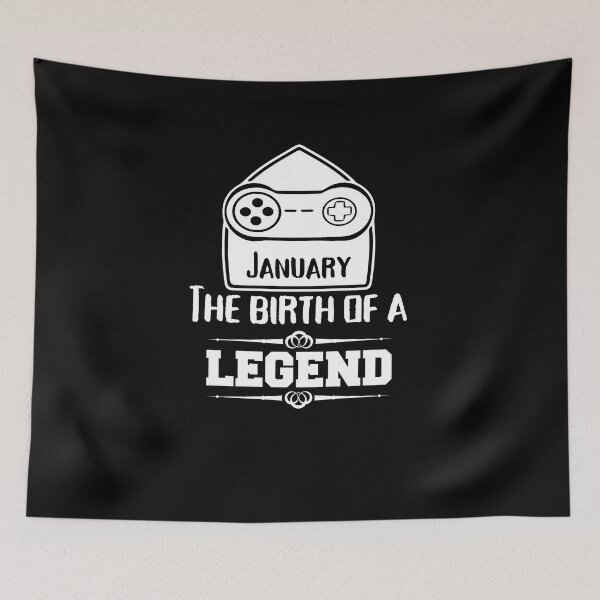 Item preview, January The Birth Of A Legend Board Gamer designed and sold by LadyHustle.