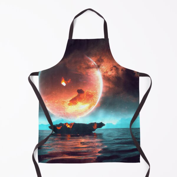 Item preview, Boat Ride Through a Burning Universe - Serene Night on the Cosmic Ocean designed and sold by WBP Mart.