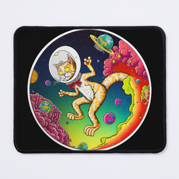 Item preview, Trippy Crazy Space Cat designed and sold by Artistic Pandas.