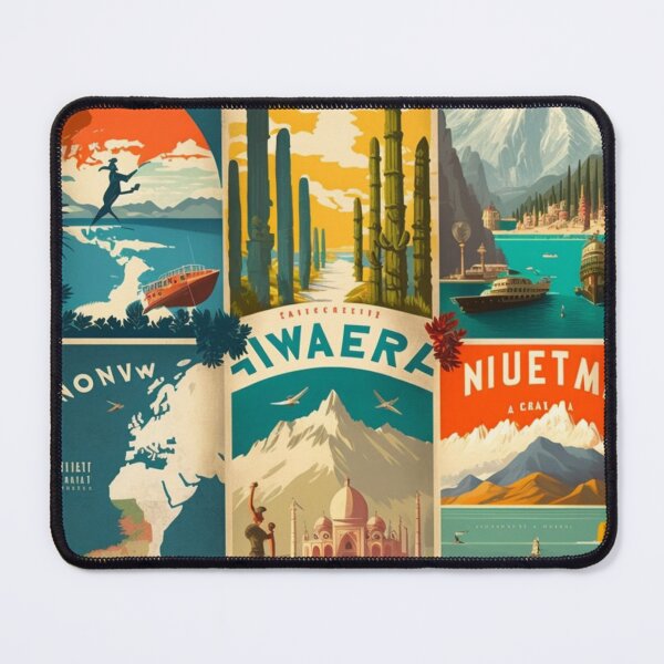 Item preview, Vintage travel posters 4 designed and sold by olahdan.