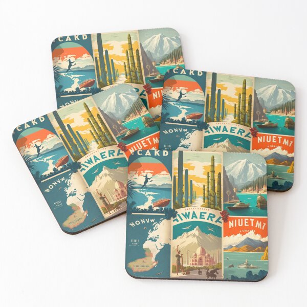 Item preview, Vintage travel posters 4 designed and sold by olahdan.