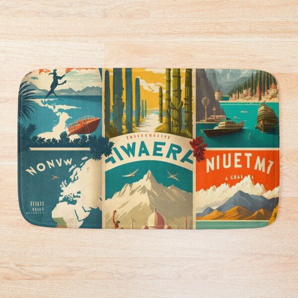 Item preview, Vintage travel posters 4 designed and sold by olahdan.