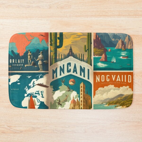 Item preview, Vintage travel posters 5 designed and sold by olahdan.