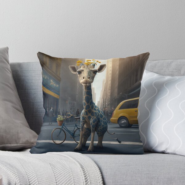 Item preview, Baby giraffe in the city designed and sold by Most-Mysterious.