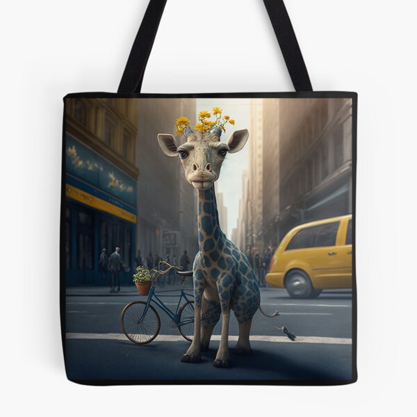 Item preview, Baby giraffe in the city designed and sold by Most-Mysterious.