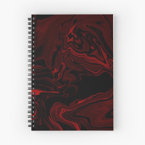 Item preview, Darks red abstract swirl pattern designed and sold by Stirlys-art.