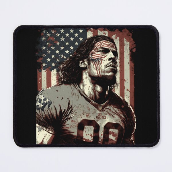 Item preview, American Football Player Usa Flag designed and sold by druckfun.