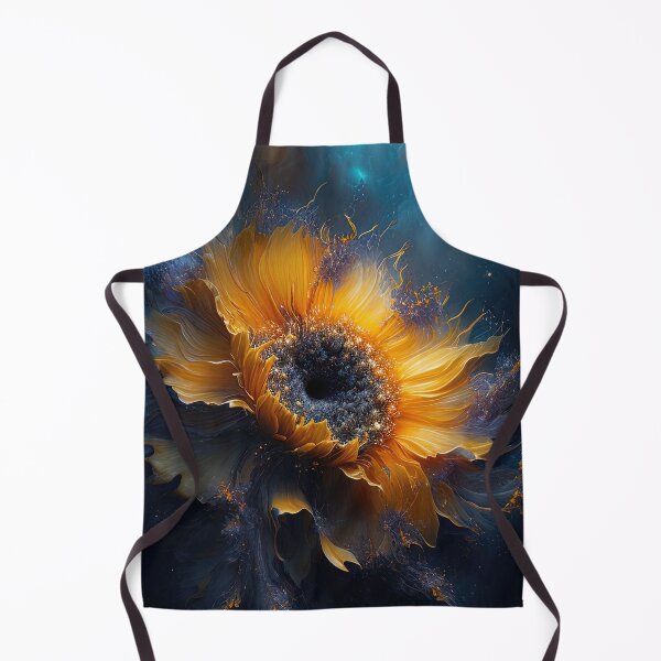 Item preview, Cinematic sunflower in blue cosmos designed and sold by RK - Shop.