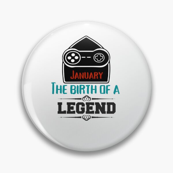 Item preview, January The Birth Of A Legend Board Gamer designed and sold by LadyHustle.