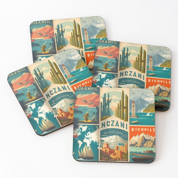 Item preview, Vintage travel posters 6 designed and sold by olahdan.