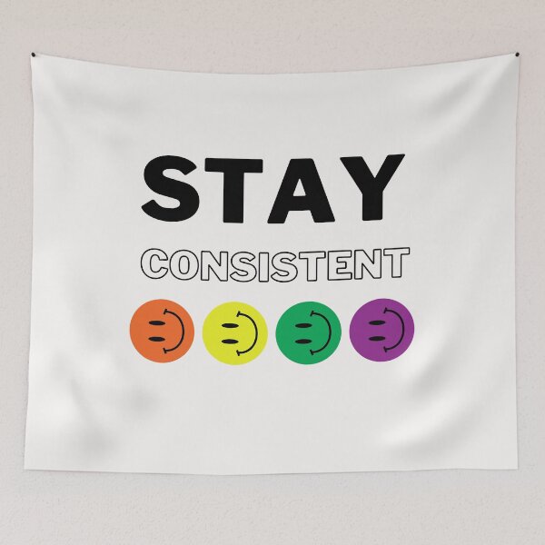 Item preview, Stay Consistent, stay consistent, the only way you see results is if you stay consistent lovers, the only way you see results is if you stay consistent designed and sold by Celebrationist.