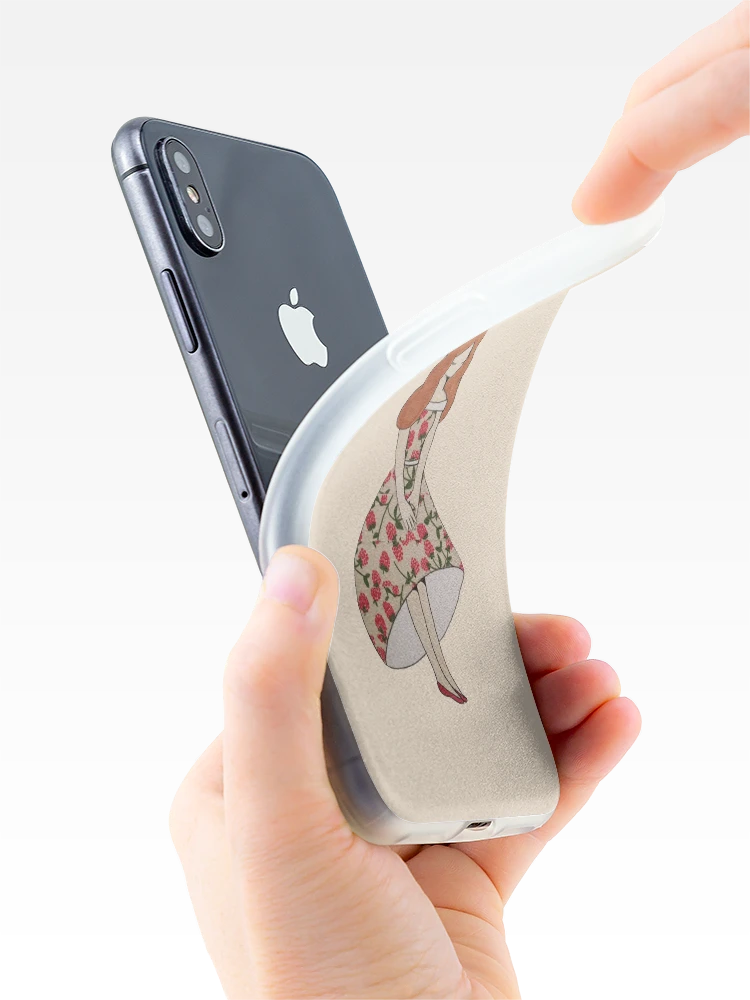 Thumbnail 4 of 5, iPhone Case, Sweet Raspberry designed and sold by Sarah Lintakoon.
