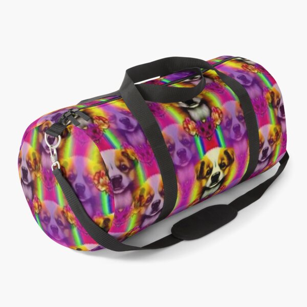 Item preview, cute small dogs with colorful flowers  designed and sold by Pepita Selles.