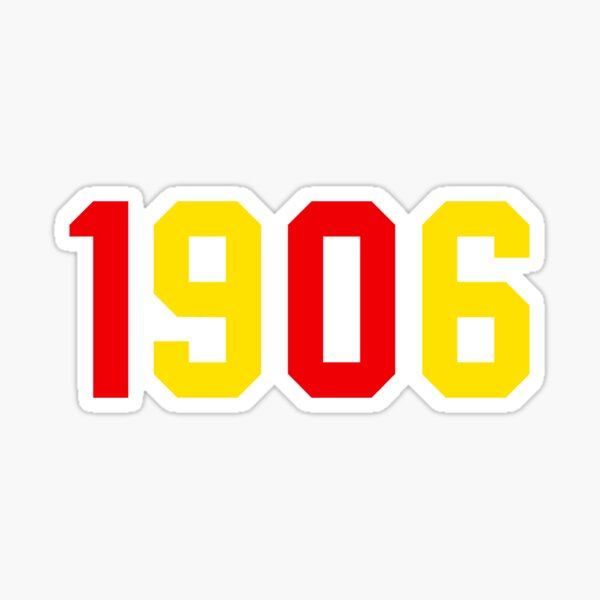 1906 Lens Striped Sticker