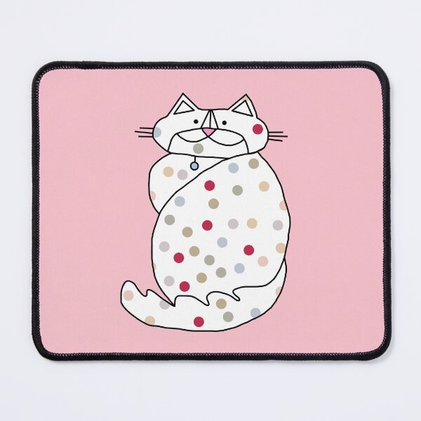 Item preview, Magentaverse Spotty Cute Cat designed and sold by ellenhenry.