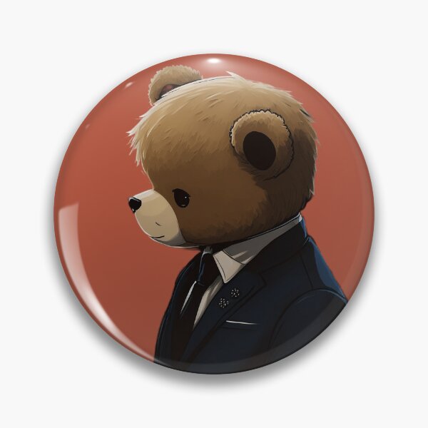 Item preview, Cool Teddy Bear in a suit designed and sold by kamionari.