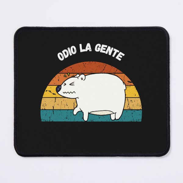 Item preview, Odio La Gente - orso polare disgustato - I Hate People Angry Polar Bear designed and sold by Mechanical-Artt.