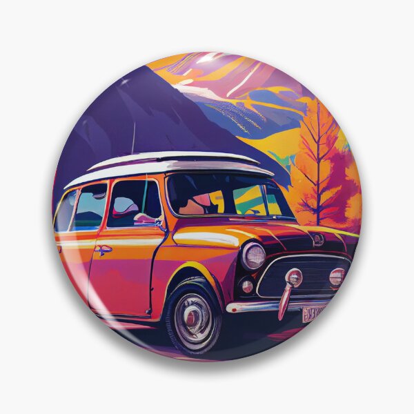 Item preview, Mini Cooper S 1967 Car Beautiful Painting Illustration designed and sold by MadeByHaresShop.
