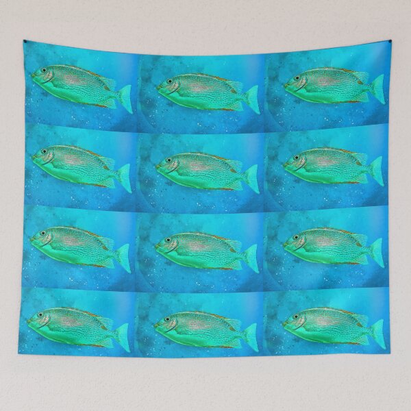 Item preview, Carp Fish Watercolour Painting Art designed and sold by getlyart.