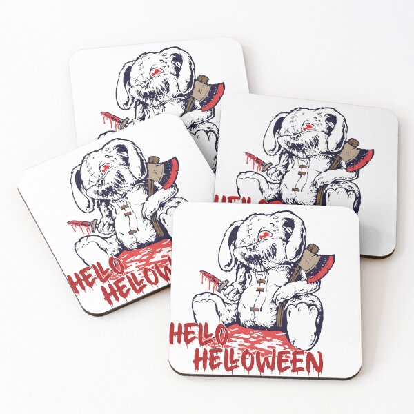 Item preview, Rabbit Blood Hello HelloweenTeddy Creepy designed and sold by addthana.