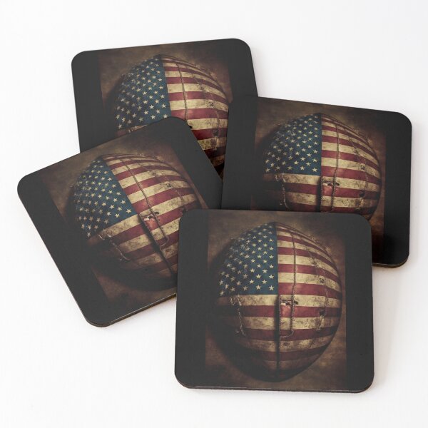 Item preview, American Football Player Usa Flag designed and sold by druckfun.