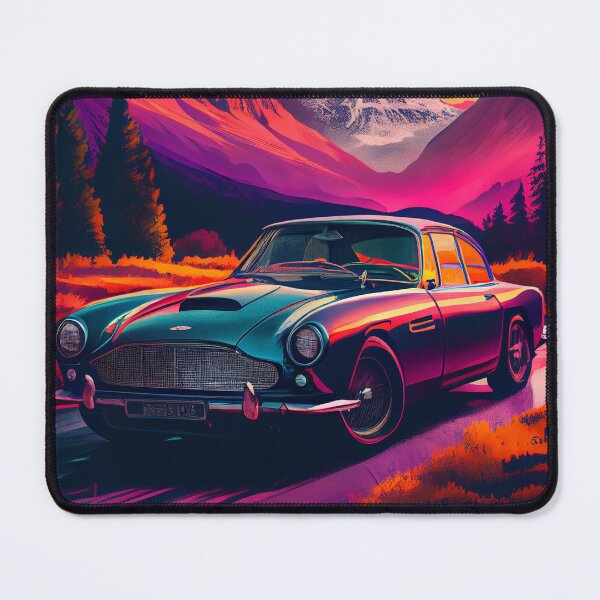 Item preview, Aston Martin DB5 Car Beautiful Painting Illustration designed and sold by MadeByHaresShop.