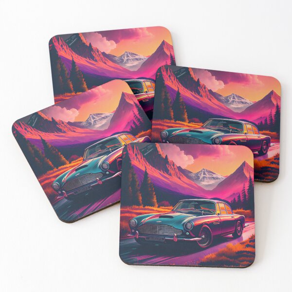 Item preview, Aston Martin DB5 Car Beautiful Painting Illustration designed and sold by MadeByHaresShop.