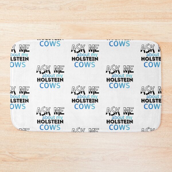 Item preview, White version of Ask me about my Holstein Cows designed and sold by FarmsteadAcers.
