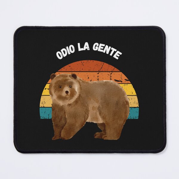 Item preview, Odio La Gente - orso - tramonto - I Hate People - Bear - Sunset designed and sold by Mechanical-Artt.