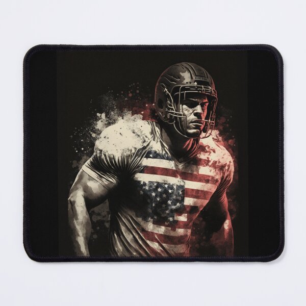 Item preview, American Football Player Usa Flag designed and sold by druckfun.
