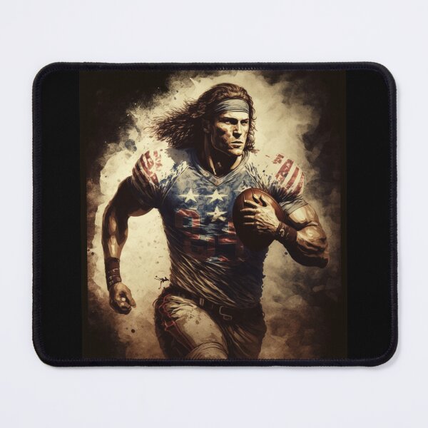 Item preview, American Football Player Usa Flag designed and sold by druckfun.