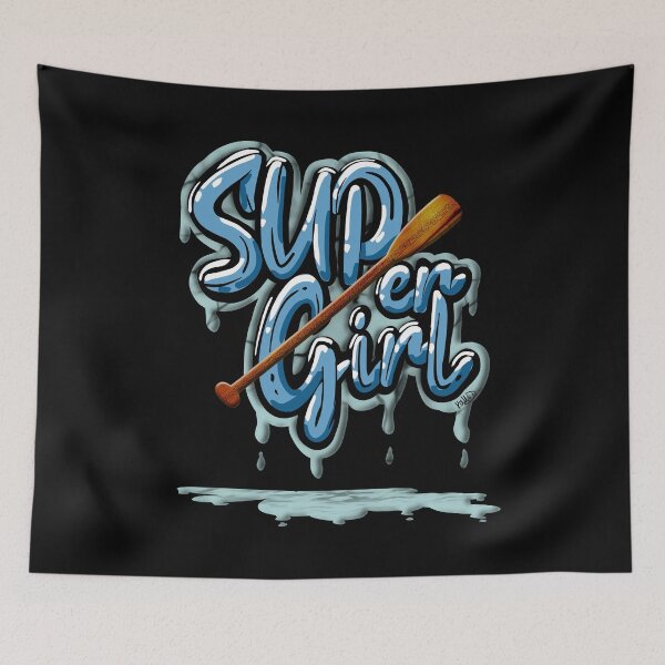 Item preview, SUP Girl Stand Up Paddling Watersports designed and sold by Kalli-design.