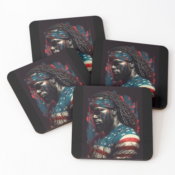 Item preview, American Football Player Usa Flag designed and sold by druckfun.