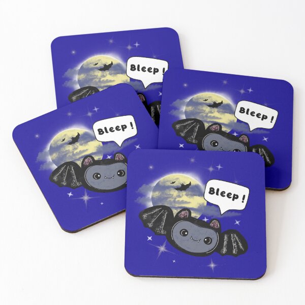Item preview, Kawaii Goth Bats go Bleep  designed and sold by Art-Speaks.