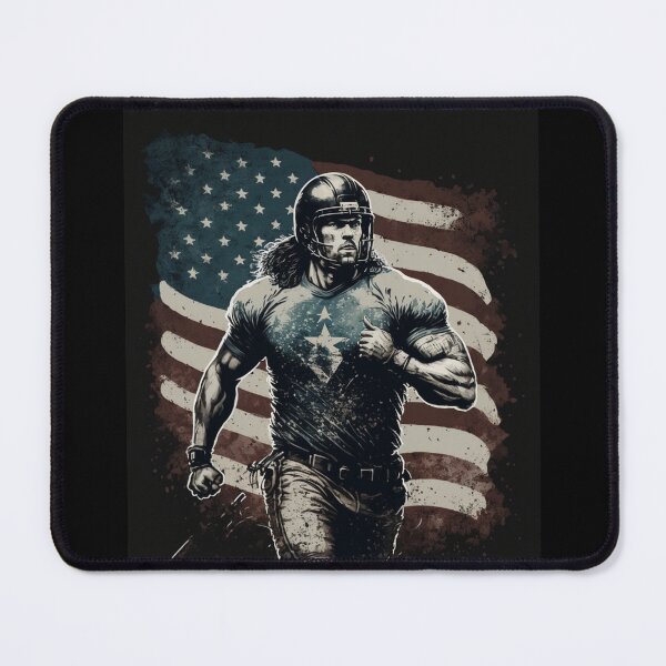 Item preview, American Football Player Usa Flag designed and sold by druckfun.