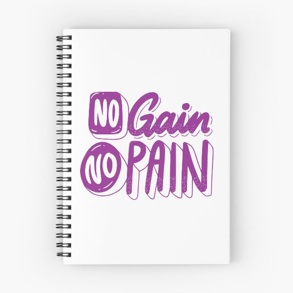 Item preview, No gain no pain,  no pain no gain, gym, fitness, workout, motivation, muscle, gain, no pain,  designed and sold by Celebrationist.
