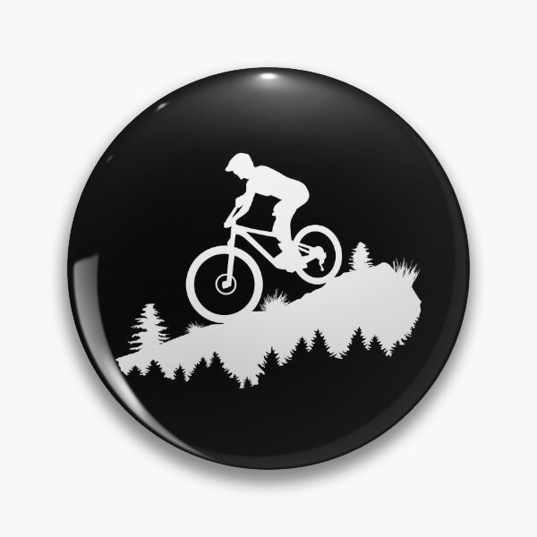 Artikelvorschau, Mountain bike, Downhill biking, Mountain biking und Berge entworfen und verkauft von claudiasartwork.