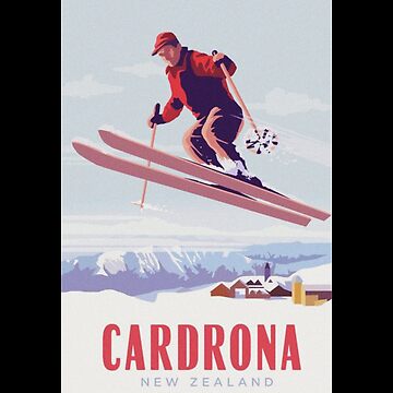 Artwork thumbnail, cardrona Ski vintage Designs by Original1977