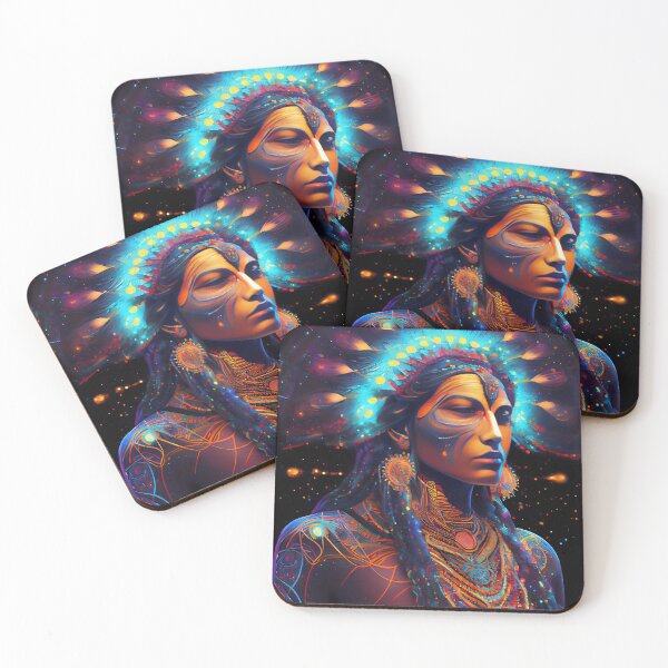 Item preview, Tribal amerindian woman, spiritual spirit, designed and sold by Frédéric Lavoie.