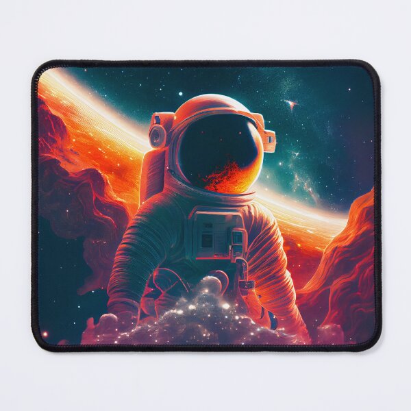 Item preview, Astronaut stares into the galaxy designed and sold by lightsonfire.