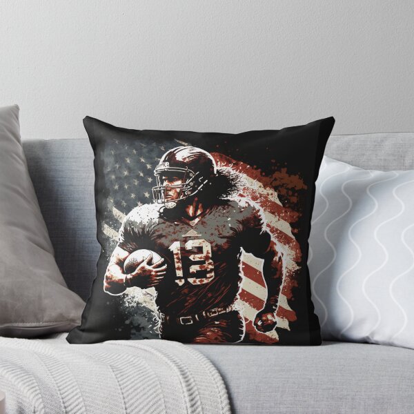 Item preview, American Football Player Usa Flag designed and sold by druckfun.
