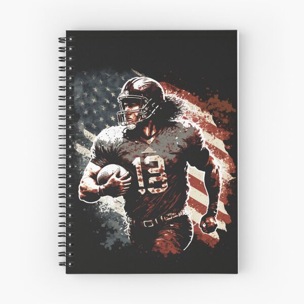 Item preview, American Football Player Usa Flag designed and sold by druckfun.