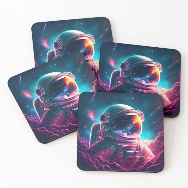 Item preview, An astronaut witnesses space in his visor designed and sold by lightsonfire.