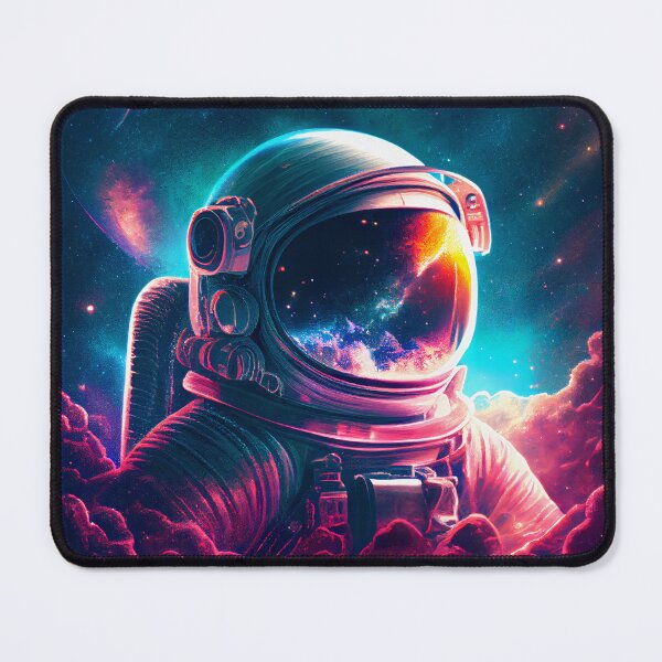 Item preview, An astronaut witnesses space in his visor designed and sold by lightsonfire.