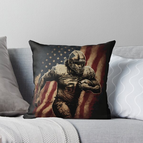 Item preview, American Football Player Usa Flag designed and sold by druckfun.