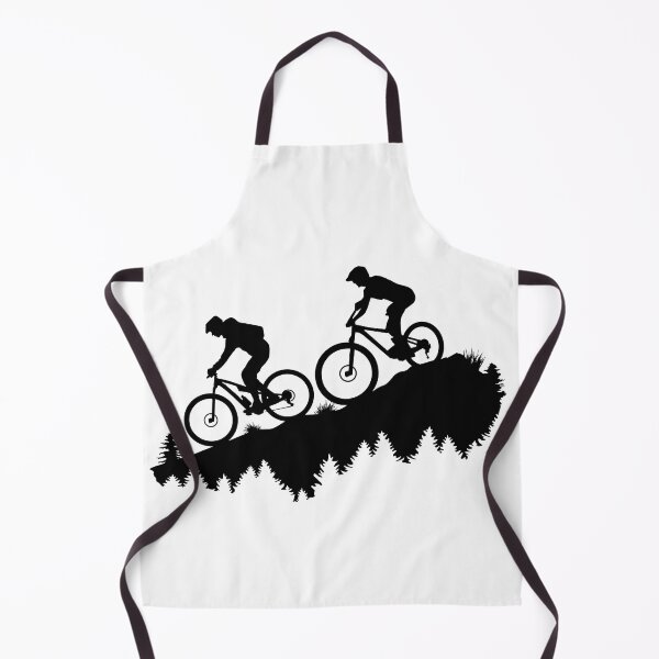 Artikelvorschau, Mountain bike, Downhill biking duo, Mountain biking and mountain entworfen und verkauft von claudiasartwork.