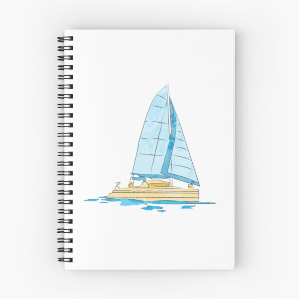 Item preview, Blue and Yellow Sailboat on the Water designed and sold by Aleksandra  D.