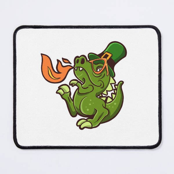 Item preview, funny lucky dinosaur t rex st. patrick day designed and sold by StairheadStore.